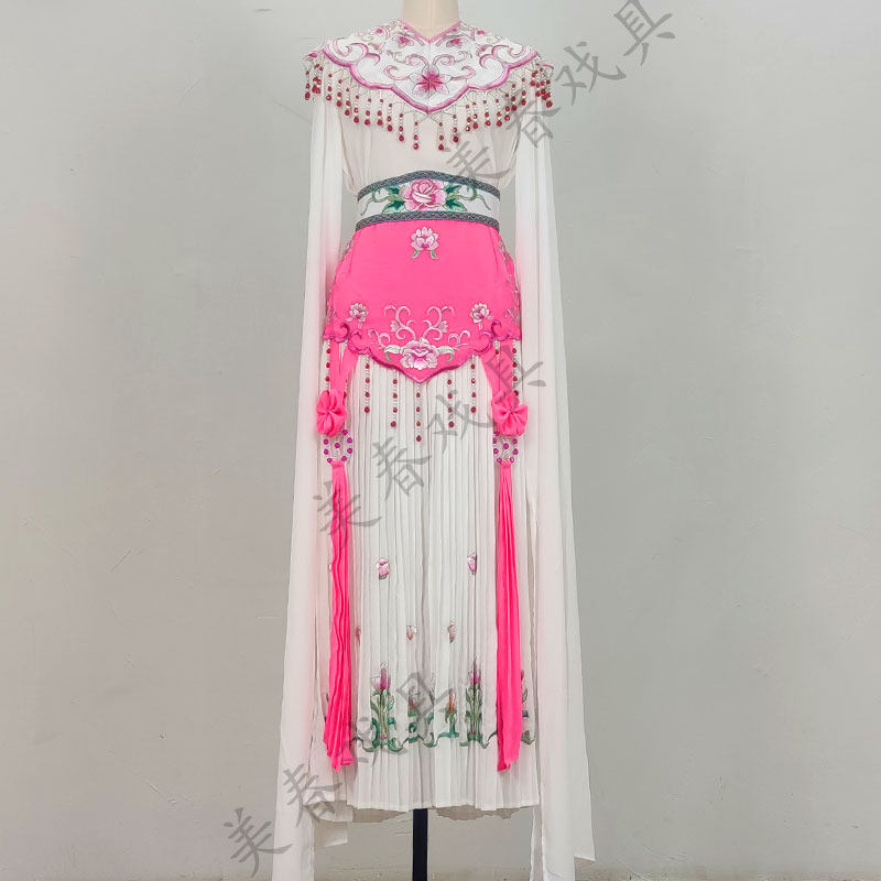 孟丽君金殿会高档花旦绣花戏服越剧黄梅戏锡剧戏剧戏曲舞蹈演出服