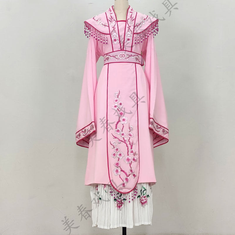 新款大袖花旦绣花戏服九道本莫愁越剧黄梅戏古装锡剧琼剧戏剧戏曲