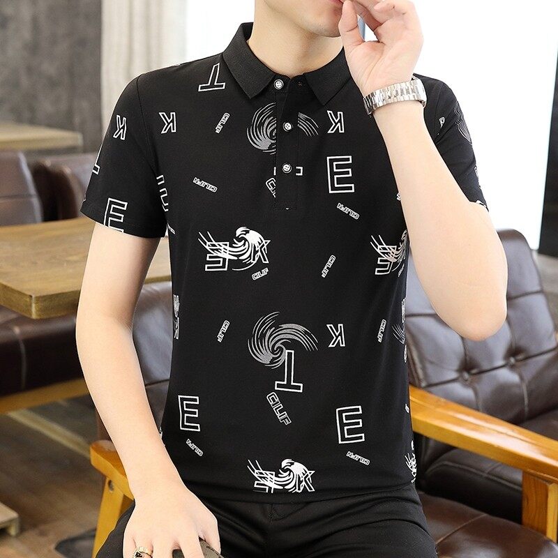 25010-P35春季休闲时尚T恤男短袖打底衫商务休闲修身短袖POLO衫,男装T恤,电商D310（原电商305）