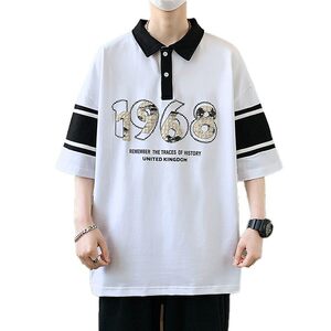 25062-特P40夏季休闲时尚T恤男短袖打底衫青少年翻领短袖polo衫图片