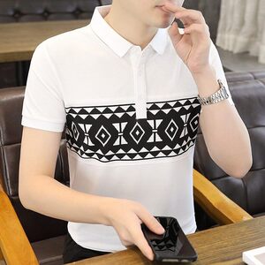 25035-特P35春季休闲时尚T恤男短袖打底衫商务休闲修身短袖POLO衫图片