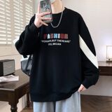 W25202-特P40春季休闲时尚卫衣男长袖学生圆领打底衫，男装卫衣，电商D310（原电商305）