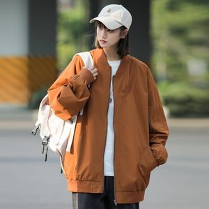 JK088-P75中性风飞行员夹克男棒球领个性宽松上衣外套图片
