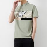 25039-特P35夏季休闲时尚T恤男短袖打底衫休闲翻领短袖polo衫男，男装T恤，电商D310（原电商305）