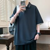 25069-特P50夏季休闲时尚T恤男短袖打底衫青少年翻领短袖polo衫，男装T恤，电商D310（原电商305）
