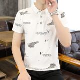 25001-P35春季休闲时尚T恤男短袖打底衫商务休闲修身短袖POLO衫，男装T恤，电商D310（原电商305）