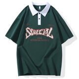 25066-特P40夏季休闲时尚T恤男短袖打底衫学生宽松翻领短袖POLO衫，男装T恤，电商D310（原电商305）