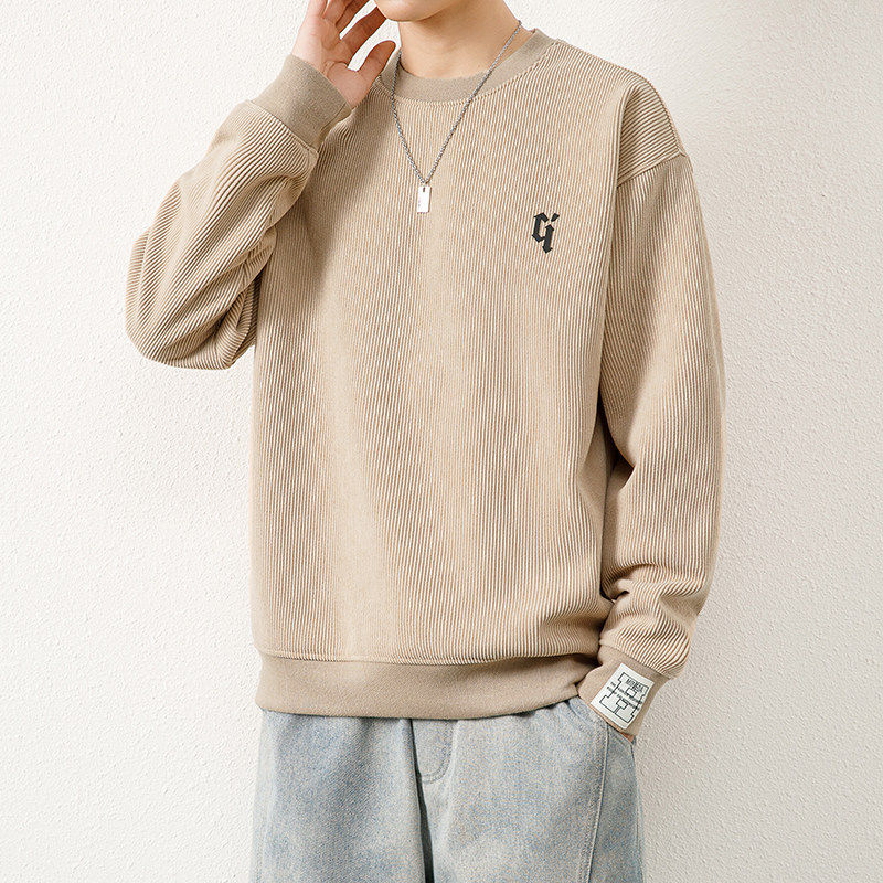 78157-P65秋季休闲卫衣男长袖T恤打底衫图片