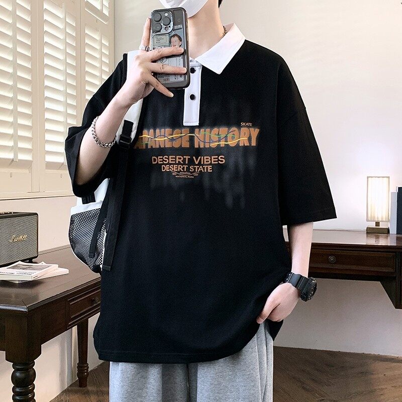 25061-特P40夏季休闲时尚T恤男短袖打底衫青少年翻领短袖polo衫,男装T恤,电商D310（原电商305）