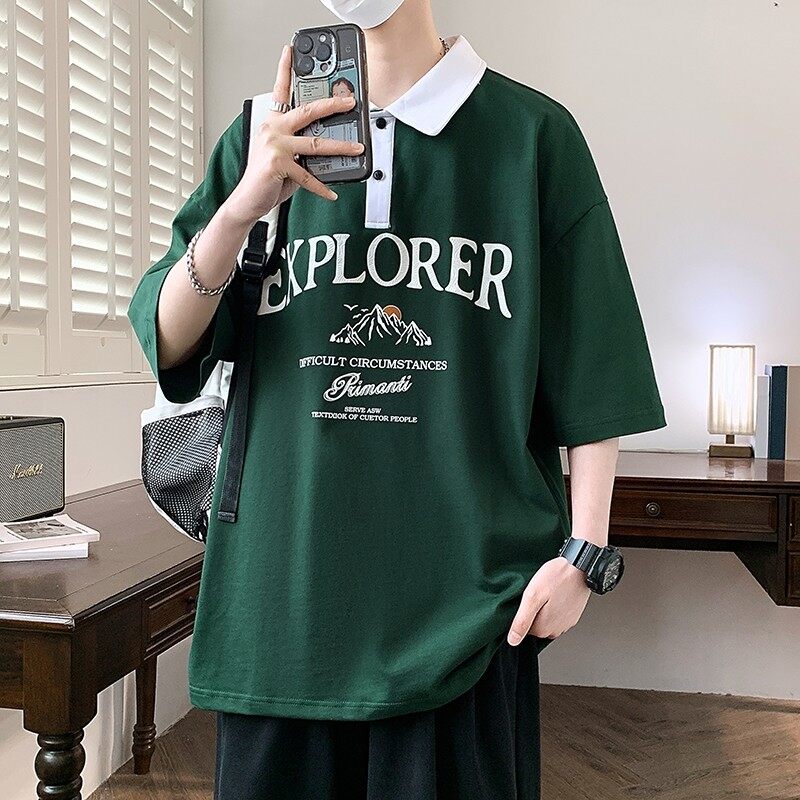 25063-特P40夏季休闲时尚T恤男短袖打底衫青少年翻领短袖polo衫,男装T恤,电商D310（原电商305）