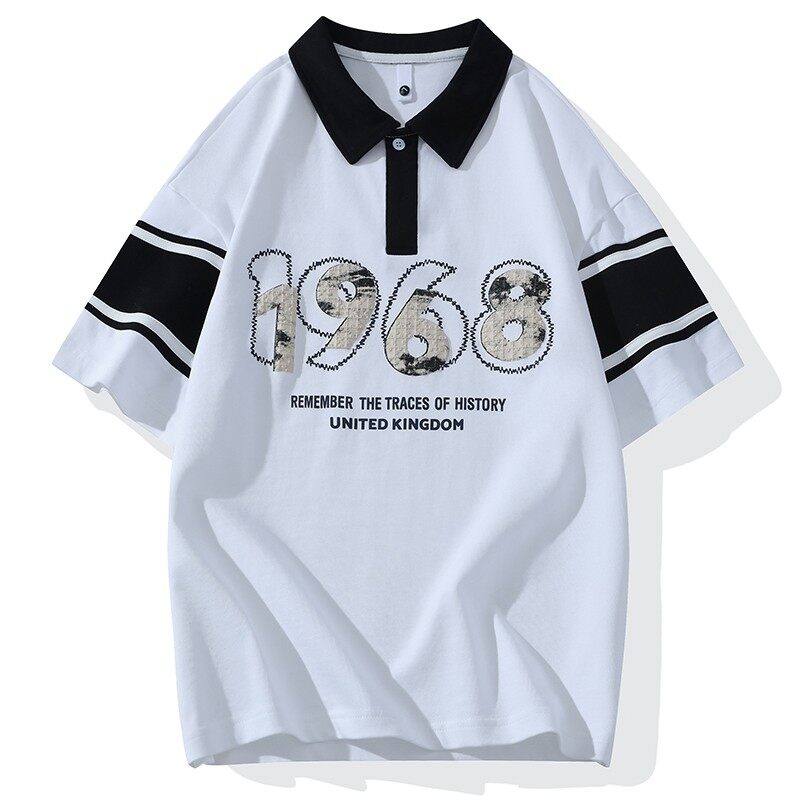 25062-特P40夏季休闲时尚T恤男短袖打底衫学生宽松翻领短袖POLO衫,男装T恤,电商D310（原电商305）