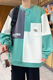 W24210-特P40秋季休闲卫衣男长袖T恤打底衫港风宽松打底衫，男装卫衣，电商D310（原电商305）