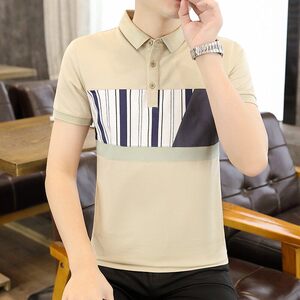 25033-特P35夏季休闲时尚T恤男短袖打底衫商务休闲修身短袖POLO衫图片