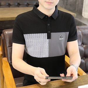 25050-特P35夏季休闲时尚T恤男短袖打底衫商务休闲修身翻领POLO衫图片