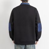 W25217-特P50春季休闲时尚卫衣男长袖打底衫衬衫领假两件外套，男装卫衣，电商D310（原电商305）