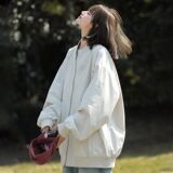 JK088-P75中性风飞行员夹克男棒球领个性宽松上衣外套，男装夹克，电商D310（原电商305）
