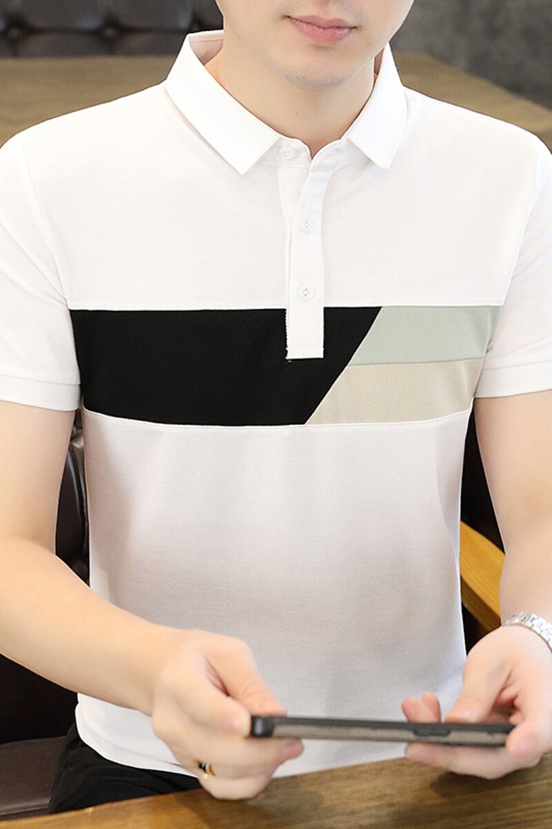 25036-特P35春季休闲时尚T恤男短袖打底衫商务休闲修身短袖POLO衫,男装T恤,电商D310（原电商305）