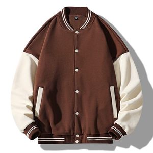 光板二开JK602特P50外套男春秋季男生美式运动棒球服夹克图片