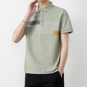 25031-特P35 夏季休闲时尚T恤男短袖打底衫翻领polo衫男图片