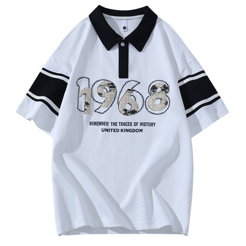 25062-特P40夏季休闲时尚T恤男短袖打底衫学生宽松翻领短袖POLO衫,男装T恤,电商D310（原电商305）