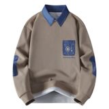 W25211-特P50春季休闲时尚卫衣男长袖打底衫，男装卫衣，电商D310（原电商305）
