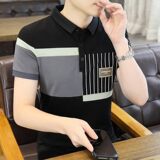 25053-特P35春季休闲时尚T恤男短袖打底衫商务休闲修身短袖POLO衫，男装T恤，电商D310（原电商305）