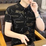 25018-P35春季休闲时尚T恤男短袖打底衫商务休闲修身短袖POLO衫，男装T恤，电商D310（原电商305）