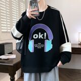 W25201-特P40春季休闲时尚卫衣男长袖打底衫学生青少年外套，男装卫衣，电商D310（原电商305）