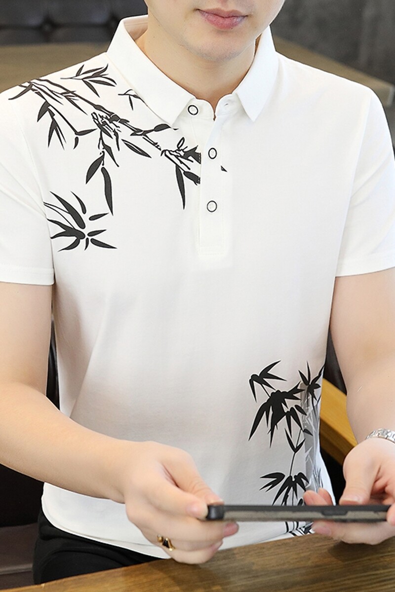 25028-P35春季休闲时尚T恤男短袖打底衫商务休闲修身翻领POLO衫,男装T恤,电商D310（原电商305）