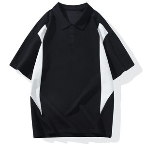 25070-特P60夏季休闲时尚T恤男短袖打底衫学生宽松翻领短袖POLO衫图片