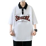 25066-特P40夏季休闲时尚T恤男短袖打底衫青少年翻领短袖polo衫，男装T恤，电商D310（原电商305）