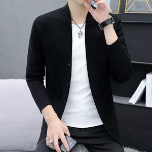 78837-P60男士针织衫外套春秋季2025新款宽松韩版潮流秋冬开衫图片