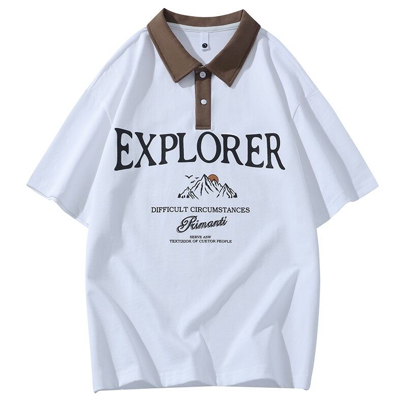 25063-特P40夏季休闲时尚T恤男短袖打底衫学生宽松翻领短袖POLO衫,男装T恤,电商D310（原电商305）