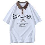 25063-特P40夏季休闲时尚T恤男短袖打底衫学生宽松翻领短袖POLO衫，男装T恤，电商D310（原电商305）
