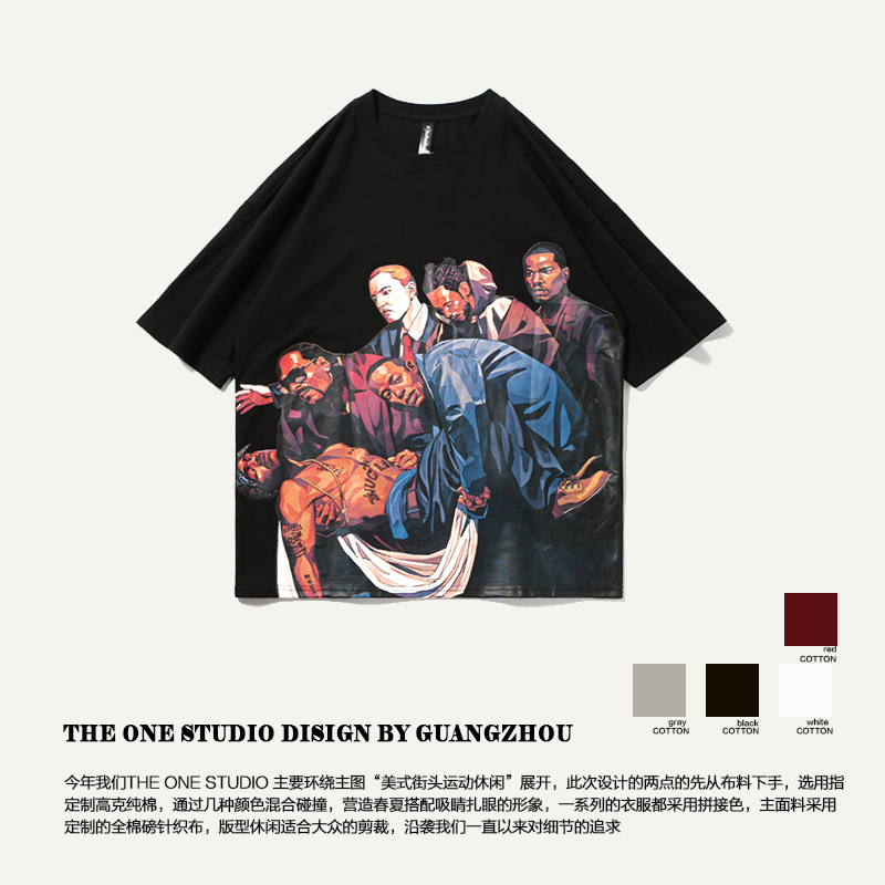 THE ONE 2019Ïļ¾Ð¿î¹ú³±Ô´´oversize¿íËɶÌÐäTÐôÄг±Á÷´òµ×ÉÀ