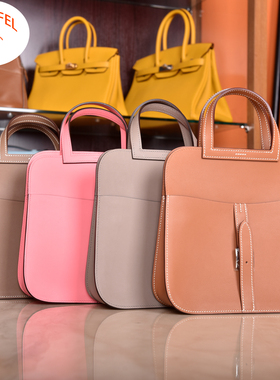 手工蜜蜡线Halzan25cm纯色手缝蜡线进口皮质马蹄包斜跨包单肩包