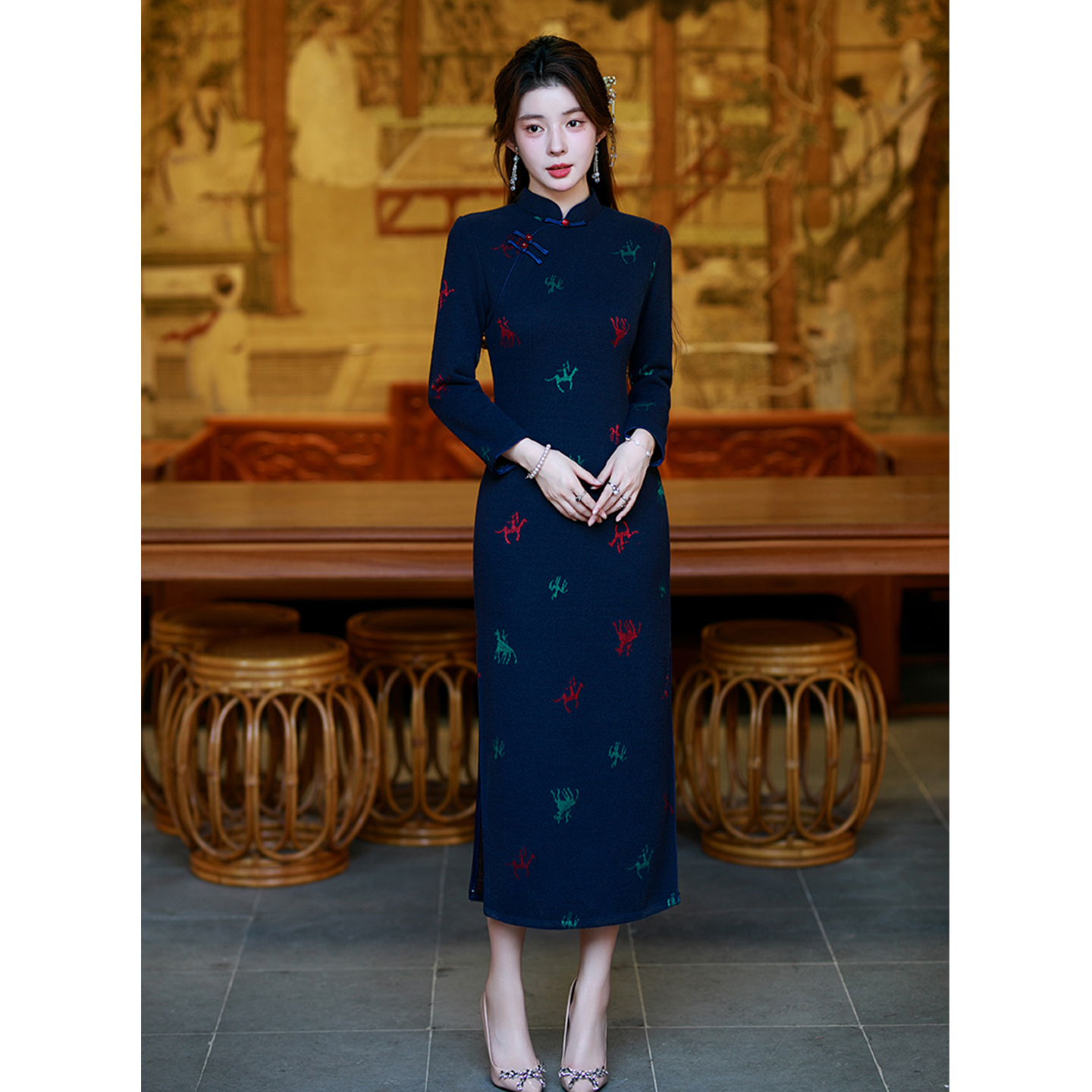 日常可穿年轻款旗袍小个子