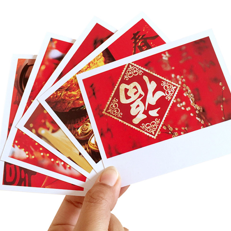 乐品纸卡元旦新年新春节贺卡圣诞节平安夜网店小卡片礼品卡