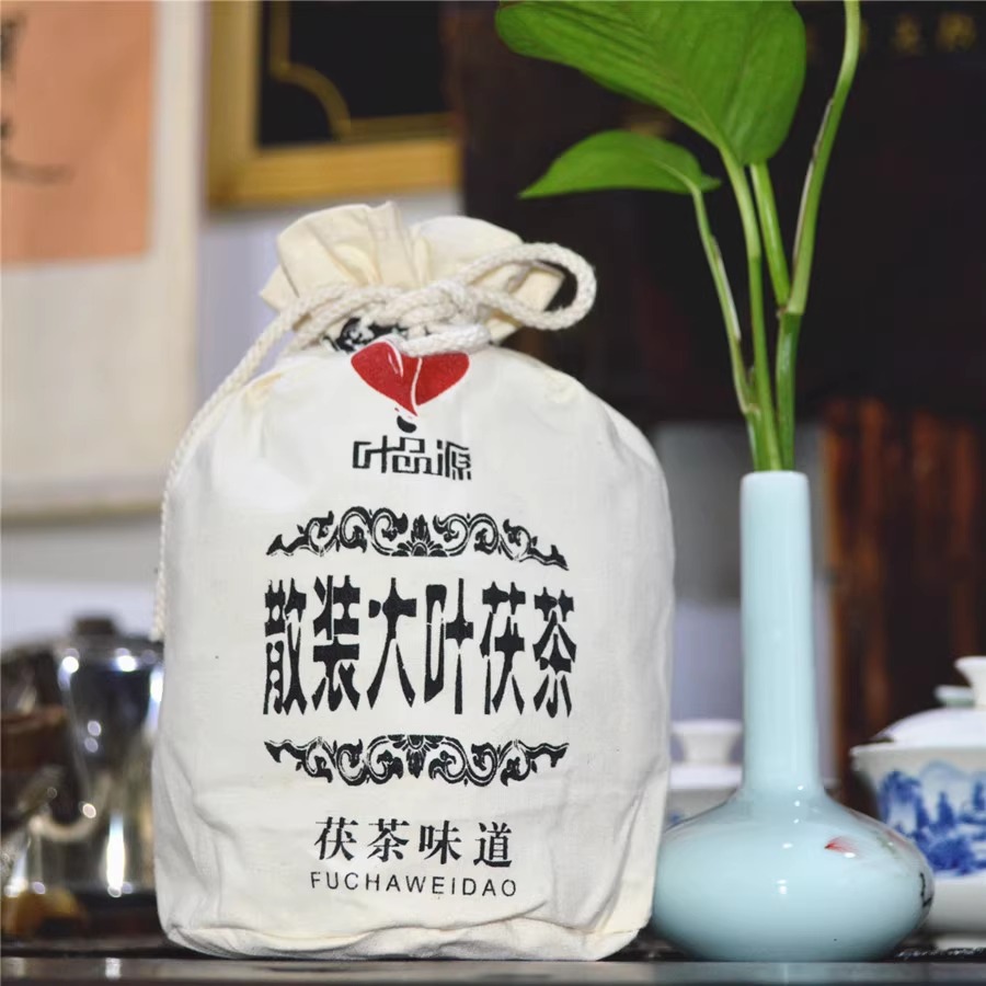 安化黑茶金花茯砖100克散装砖茶