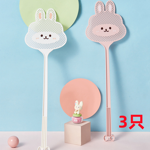 长柄苍蝇拍打不烂家用兔年兔拍蚊子拍苍蝇拍子细网蝇虫拍灭蝇拍