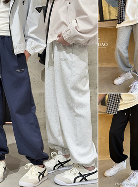 天依角2025夏款男女童薄束口针织休闲裤27303中大童亲子长裤27305