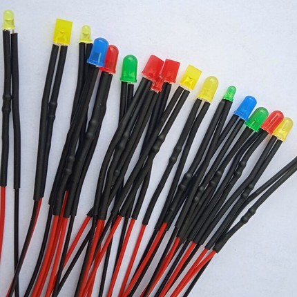 插板插座指示灯220伏电压带电阻led发光二极管信号灯提醒灯电表灯