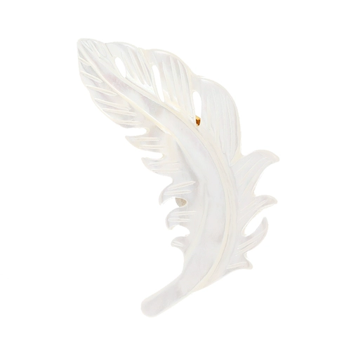 Оригинальная дизайнерская белая высококлассная брошь, костюм на лацкан, защитное белье, булавка, простой и элегантный дизайн