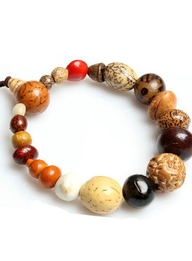 天然十八子菩提子手链男女手串