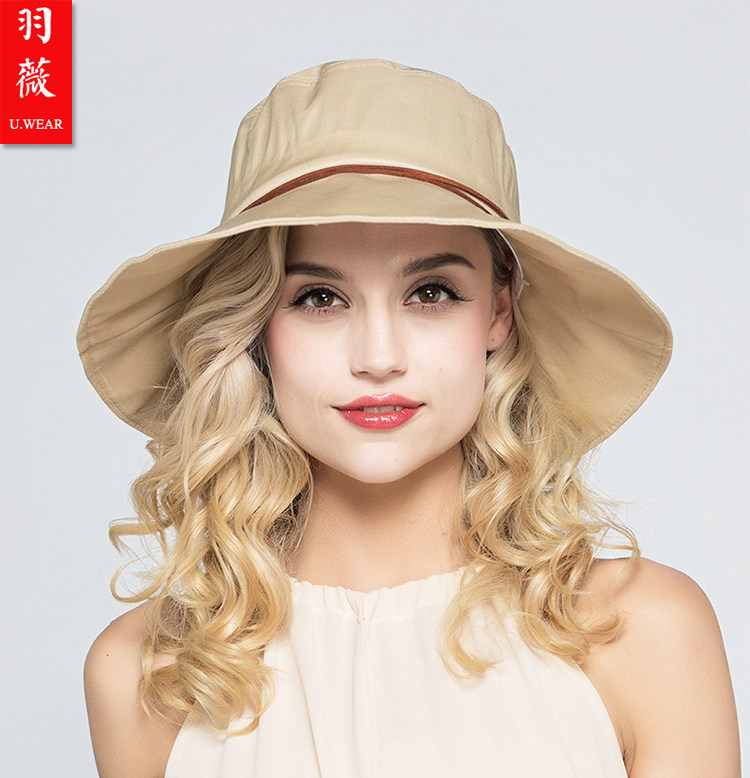 夏季清仓出游日常逛街遮阳帽小沿大沿防晒帽时尚圆顶遮阳帽女帽