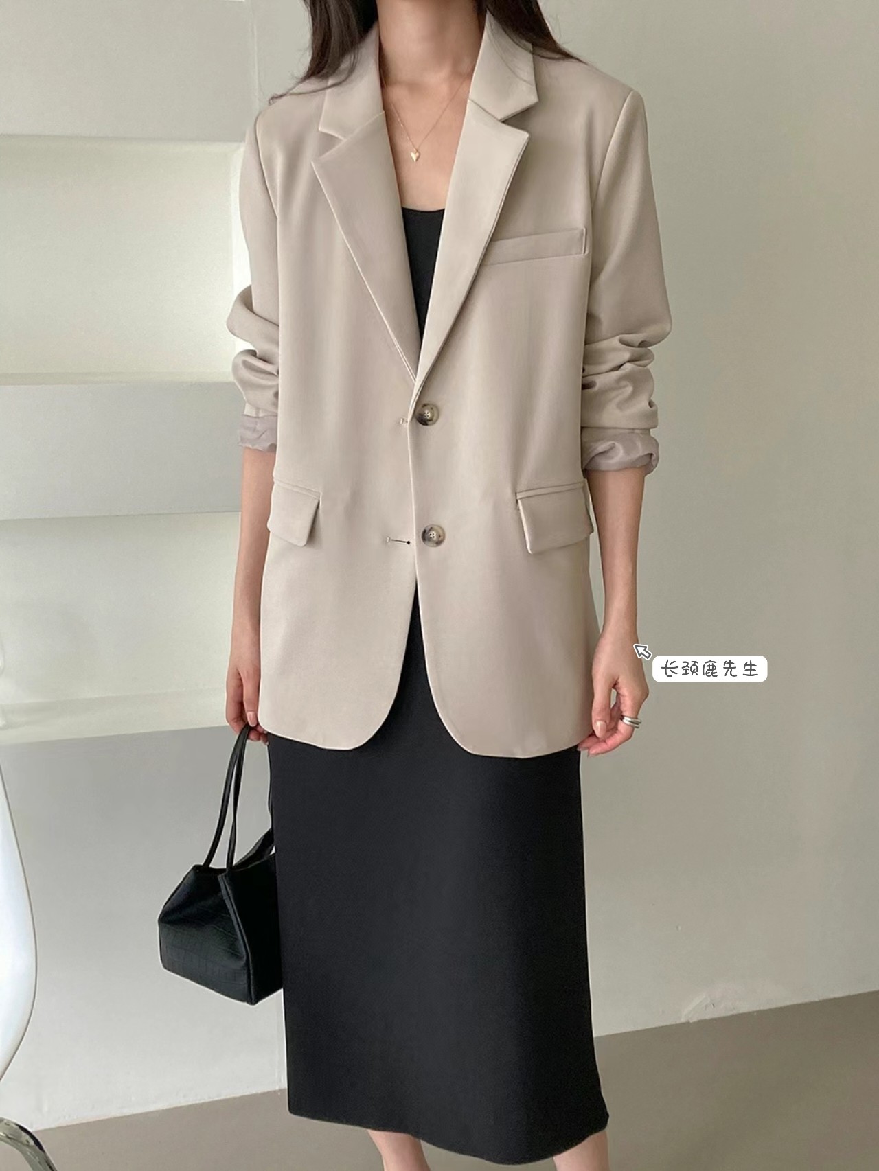 2024年春夏新款韩国东大门直邮 stitch翻领通勤西装