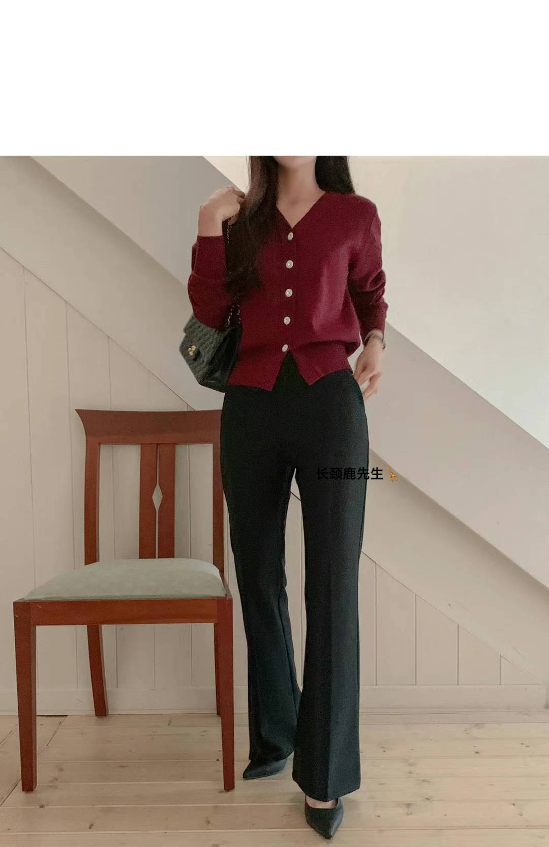 2025年秋冬新款韩国东大门直邮 marly弹性束腰拉绒通勤西装裤