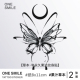 ONESMILE 草本果汁纹身贴防水锁骨女高级持久遮瑕不反光 月亮蝴蝶