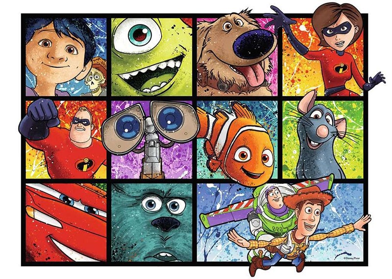 现货ravensburger迪斯尼皮克斯动画1000片德国进口拼图减压玩具