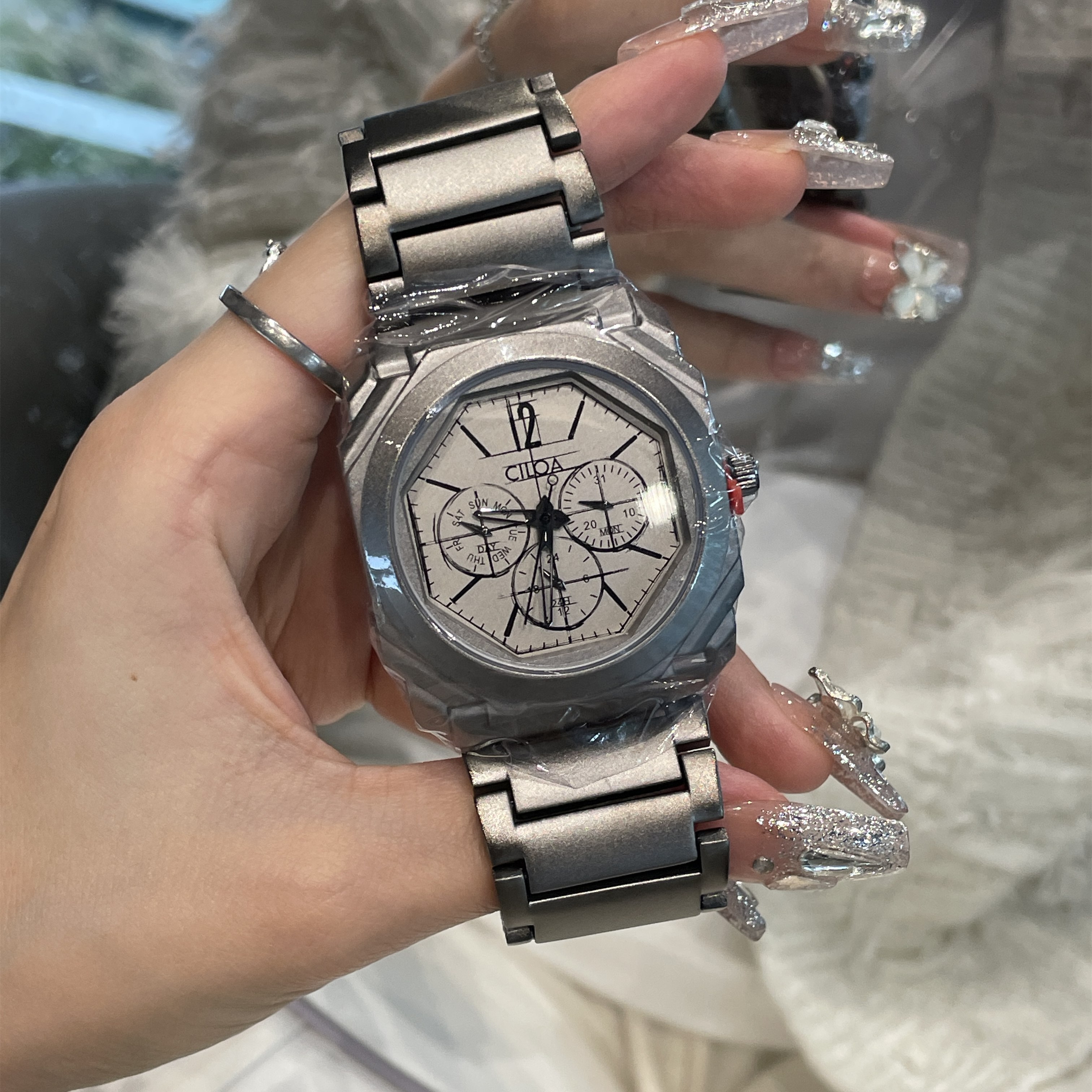 高颜值男士气质爆款手表男虫洞概念机械男款机械表2025新款小众表